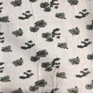 100% Polyester Yoyo Floral Print Fabric